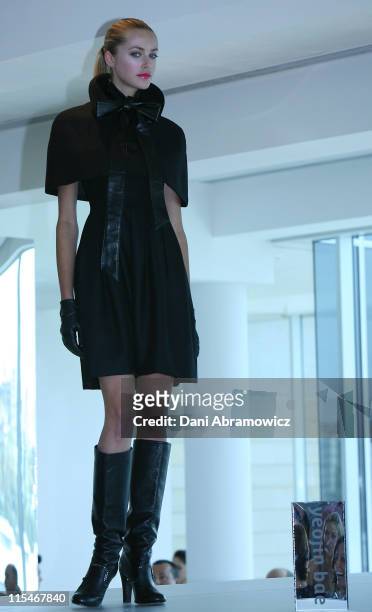 Model wearing Yeojin Bae during Winter 2007 Fashion at Myer at The Restaurant, The Domain in Sydney, NSW, Australia.
