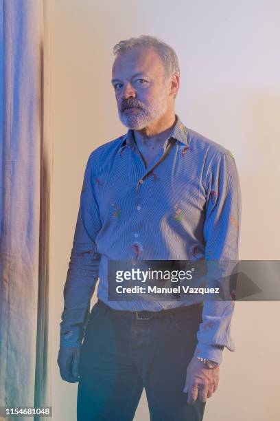 Tv presenter and comedian Graham Norton is photographed for Liberation on May 2, 2019 in London, England.
