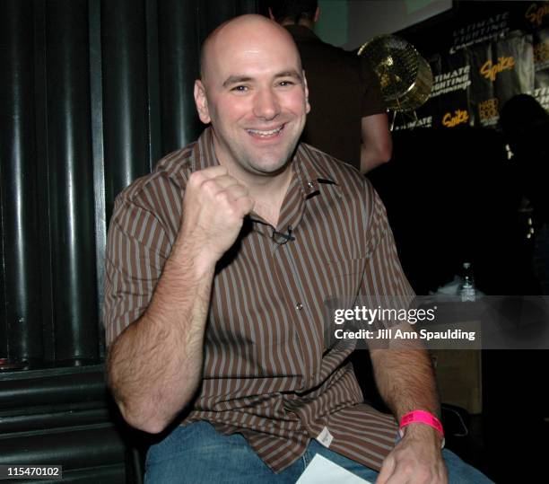 Dana White during The Ultimate Fighter Weigh-In - November 4, 2005 at Hard Rock Hotel in Las Vegas, Nevada, United States.