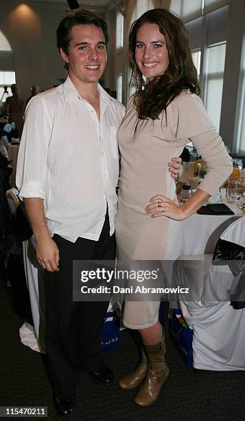 Andrew Supanz and Jolene Anderson during 2007 TV WEEK Logie Awards Nominations Media Call at The Crystal Ballroom, Luna Park in Sydney, NSW,...