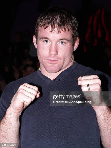 Matt Hughes during The Ultimate Fighter Season 2 - The Finals at The Hard Rock Hotel and Casino in Las Vegas, Nevada, United States.