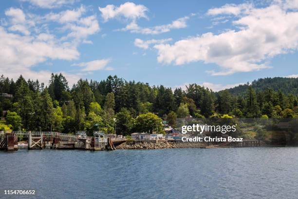 fulford harbour - insel salt spring island stock-fotos und bilder