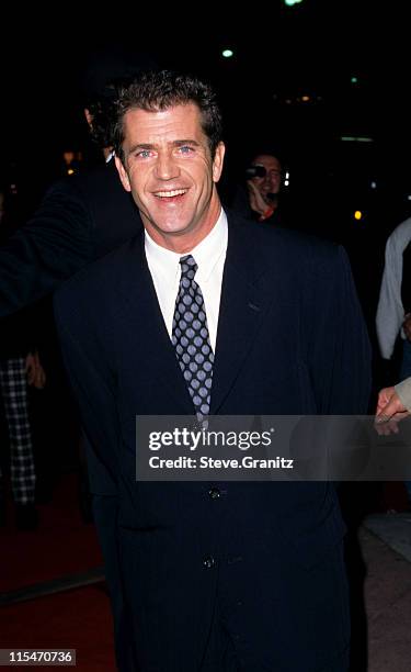 Mel Gibson during ""Ransom"" Los Angeles Premiere at Mann Village Theatre in Westwood, California, United States.