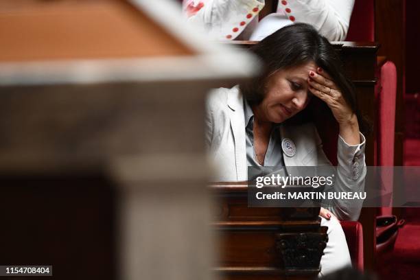 French Health and Solidarity Minister Agnes Buzyn attends a session of questions to the Government at the French National Assembly in Paris on July...