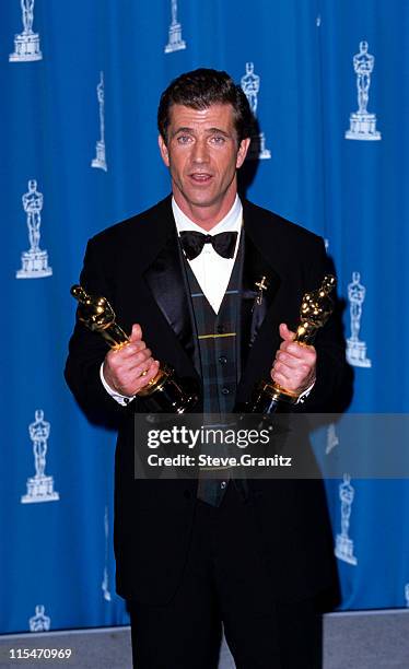 Mel Gibson during The 68th Annual Academy Awards at Dorothy Chandler Pavilion in Los Angeles, California, United States.