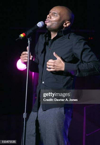 Kenny Lattimore during "The Fred Hammond Tour" featuring Chante' Moore and Kenny Lattimore - April 15, 2007 at First Cathedral Church in Windsor,...