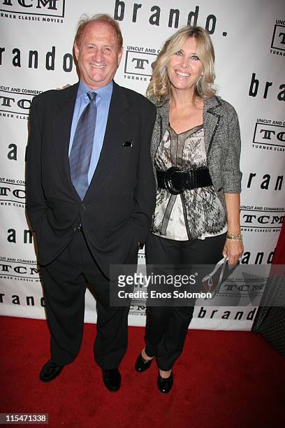 Mike Medavoy and Irena Medavoy during "Brando" Los Angeles Premiere Screening and Cocktail Party Hosted by Turner Classic Movies and Mike Medavoy at...