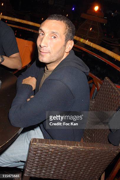 Zinedine Soualem during ""Le Scaphandre et le Papillon"" End of Shooting Party at Mandala Ray in Paris, France.