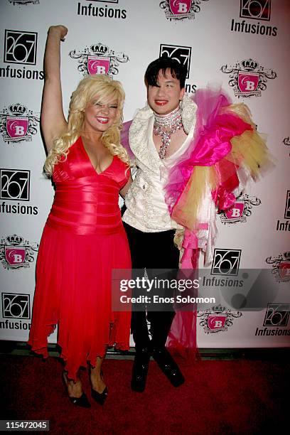 Bobby Trendy and guest during Anna Nicole Smith Tribute Party Hosted By Celebrity Babylon and Bobby Trendy Designs at Here Lounge in West Hollywood,...