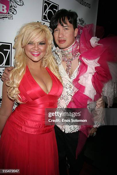 Bobby Trendy and guest during Anna Nicole Smith Tribute Party Hosted By Celebrity Babylon and Bobby Trendy Designs at Here Lounge in West Hollywood,...