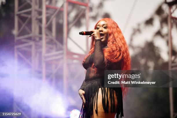 Cupcakke performs at the LA Pride 2019 on June 08, 2019 in West Hollywood, California.