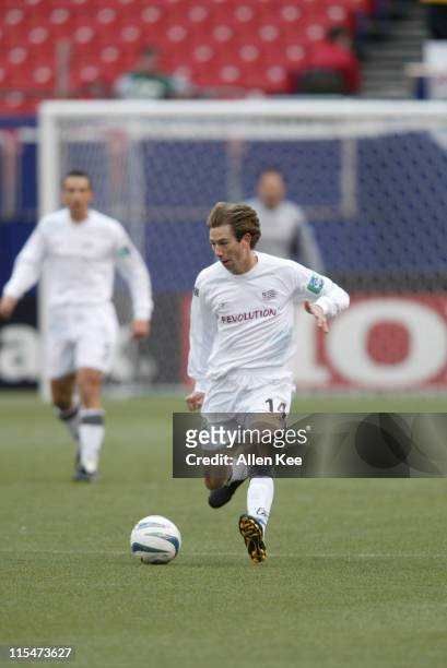 New England Revolution Steve Ralston in action against the MetroStars at Giants Stadium in East Rutherford, New Jersey April 25, 2004. The MetroStars...