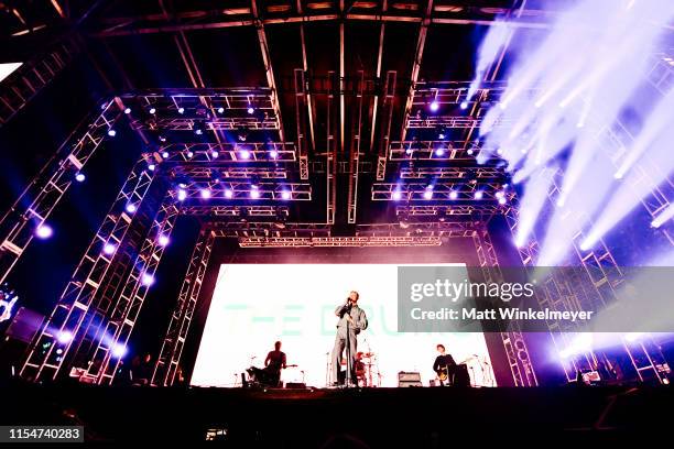 Jonny Pierce of The Drums perform at the LA Pride 2019 on June 08, 2019 in West Hollywood, California.