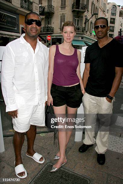 Michael E. Misick, Andrea Harrison and Duane Martin