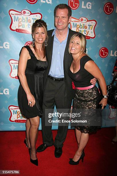 Jack Coleman and wife Beth Toussaint with Nicole Eggert