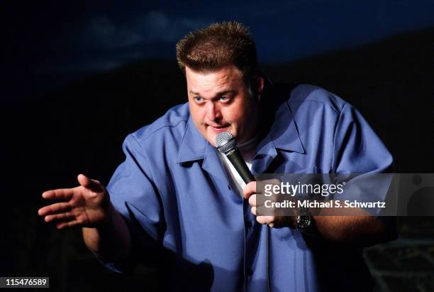 Billy Gardell during Comedian and Actor Billy Gardell Performs at The Ice House at The Ice House in Pasadena, California, United States.