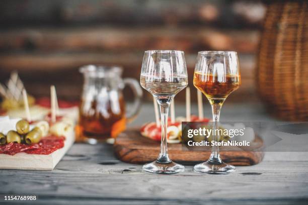 voedsel set - bourbon whisky stockfoto's en -beelden
