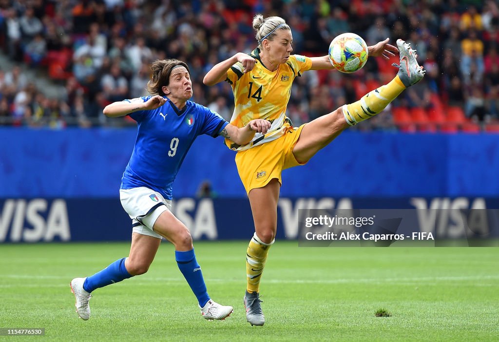 Australia v Italy: Group C - 2019 FIFA Women's World Cup France