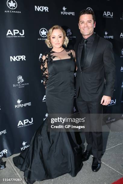 Shantelle Bisson and Yannick Bisson attend Artists For Peace And Justice inaugural Montreal Gala honoring Arcade Fire raises over a quarter of a...