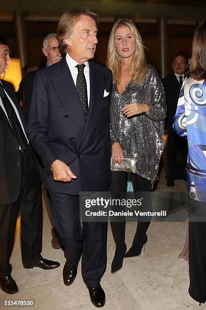 Telethon president Luca Cordero di Montezemolo and his wife Ludovica Andreoni attend the Charity Gala Telethon during Day 8 of the 4th International...