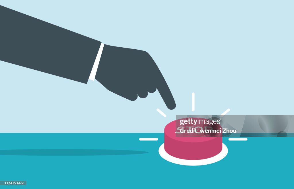 Push Button Graphics 2d Push Button High-Res Vector Graphic - Getty Images