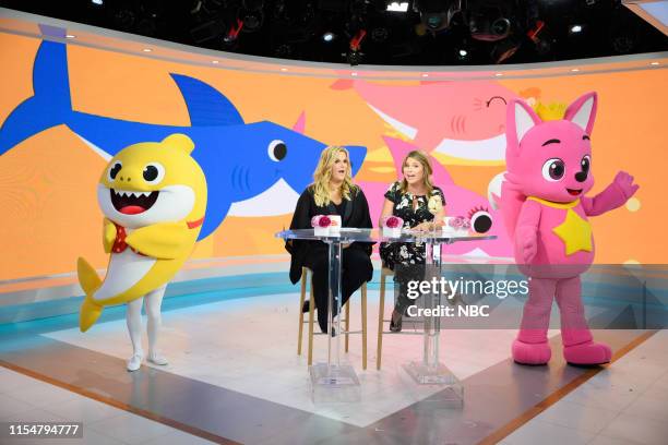 Trisha Yearwood, Jenna Bush Hager and Baby Shark on Tuesday, July 9, 2019 --