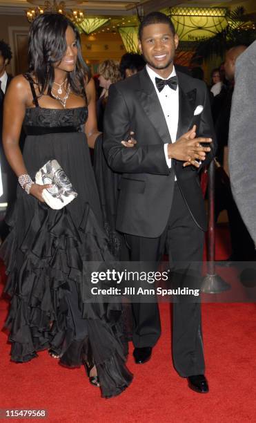 Tameka Foster and Usher Raymond during 2007 Trumpet Awards Celebrate African American Achievement at Bellagio Hotel in Las Vegas, Nevada, United...