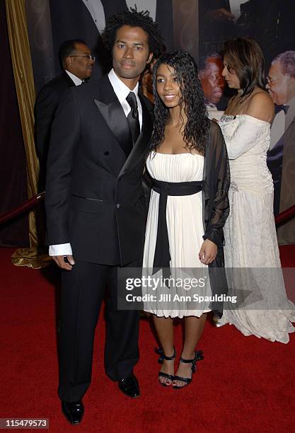 Eric Benet and India Benet during 2007 Trumpet Awards Celebrate African American Achievement at Bellagio Hotel in Las Vegas, Nevada, United States.