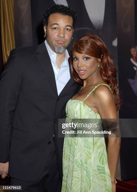 Keri Lewis and Toni Braxton during 2007 Trumpet Awards Celebrate African American Achievement at Bellagio Hotel in Las Vegas, Nevada, United States.