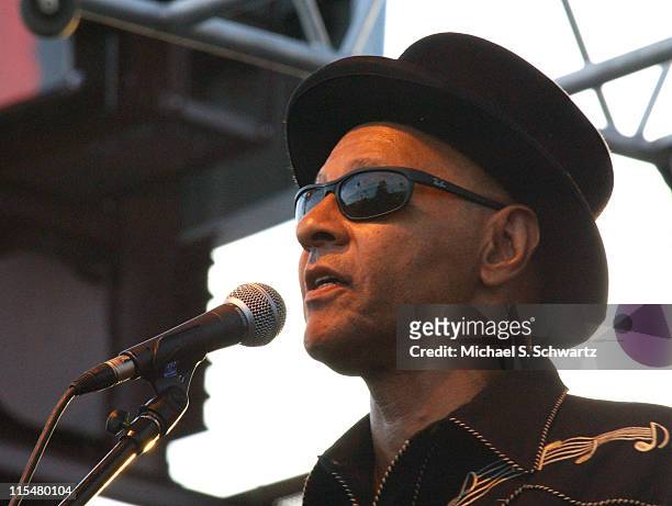 Arthur Lee of Love during Love with Arthur Lee Perform at 24th Annual Sunset Junction Street Fair at Sunset Juntion in Los Angeles, California,...