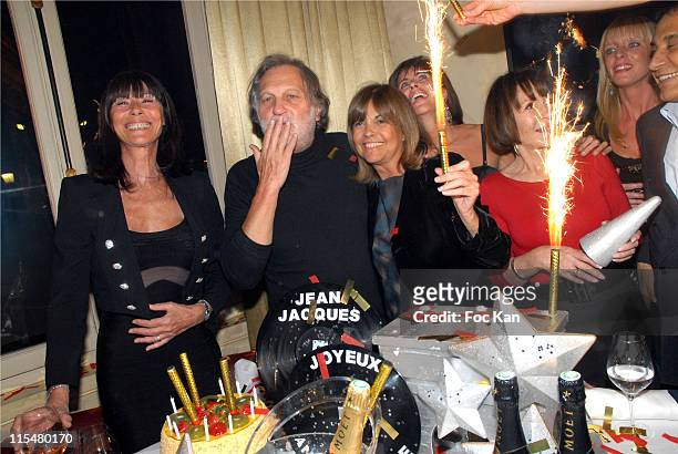 Madame Richard Anthony, Jean Jacques Debout, Chantal Goya and Daniele Evenou