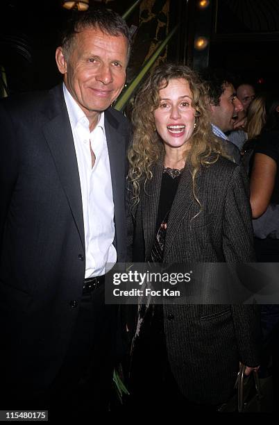 Patrick Poivre D'Arvor and Florence Darel during 2007 Literary Awards Ceremony Cocktail Party at Closerie des Lilas Restaurant at Closerie des Lilas...