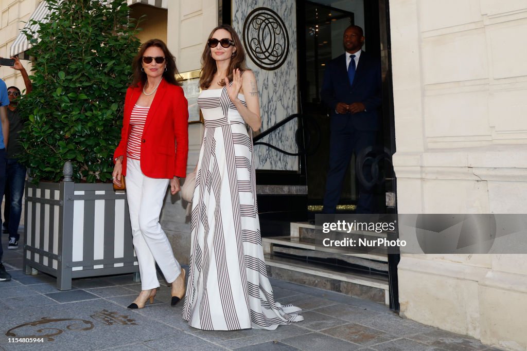 Angelina Jolie In Paris