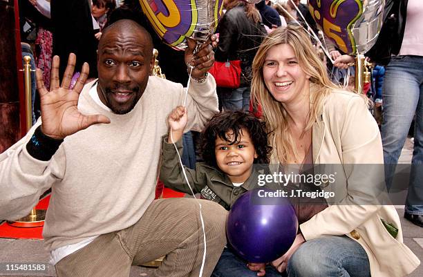 Gary Beadle and family during HI-5 UK Concert Tour Launch at Sticky Fingers in London, Great Britain.