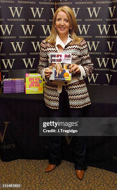 Dr. Gillian McKeith during Dr. Gillian McKeith Signs Her Book "You Are What You Eat" at Waterstone's - March 24, 2005 at Waterstone's in London,...