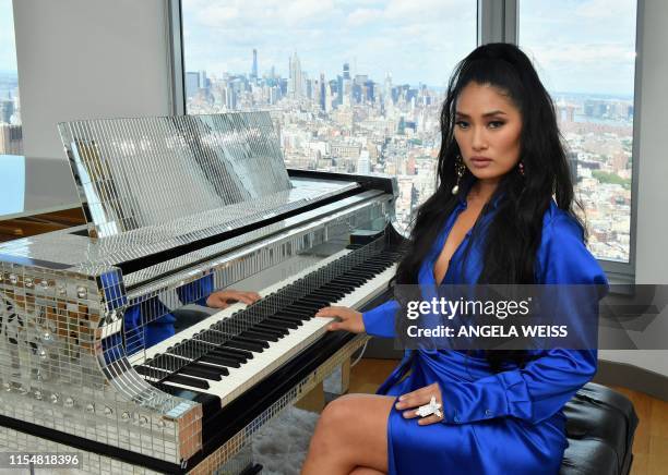 Pianist Chloe Flower poses for a portrait on June 21, 2019 in New York City. Seen by many as the music of grandparents and elevators, classical music...