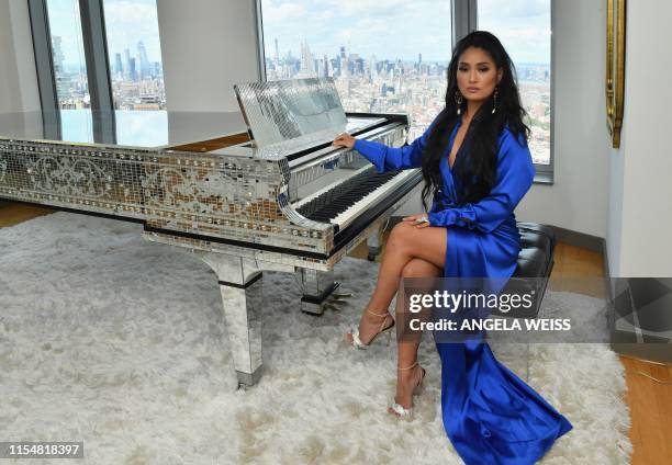 Pianist Chloe Flower poses for a portrait on June 21, 2019 in New York City. Seen by many as the music of grandparents and elevators, classical music...