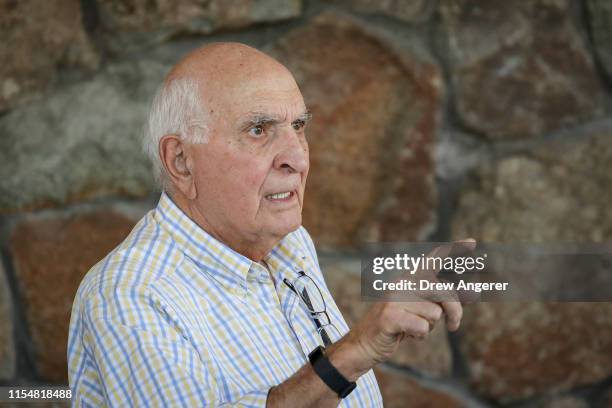 Ken Langone, founder of Home Depot, arrives at the annual Allen & Company Sun Valley Conference, July 9, 2019 in Sun Valley, Idaho. Every July, some...