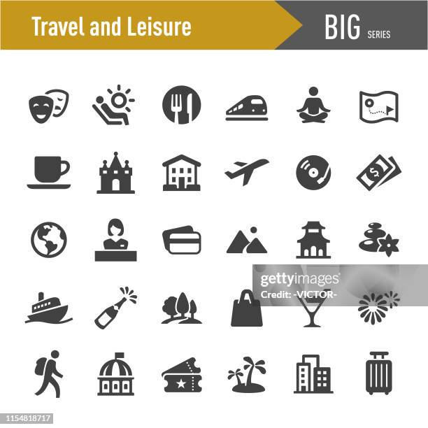 ilustraciones, imágenes clip art, dibujos animados e iconos de stock de iconos de viajes y ocio-big series - castillo estructura de edificio