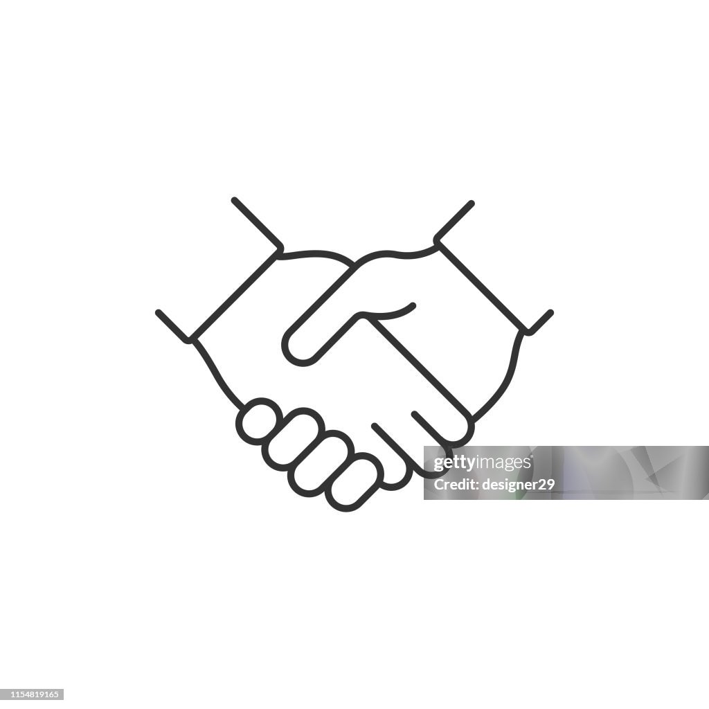 Handshake and Agree Icon.