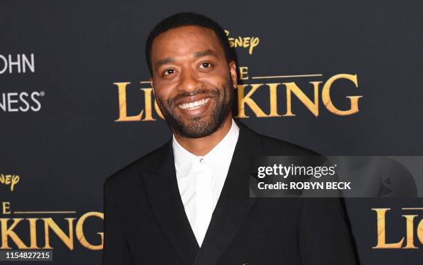 British actor Chiwetel Ejiofor arrives for the world premiere of Disney's "The Lion King" at the Dolby theatre on July 9, 2019 in Hollywood.