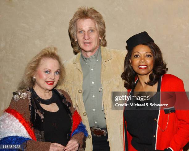 Carol Connors, Eddie Reasoner, and Florence LaRue during The Twenty-First Annual Charlie Awards at The Hollwood Roosevelt Hotel in Hollywood,...