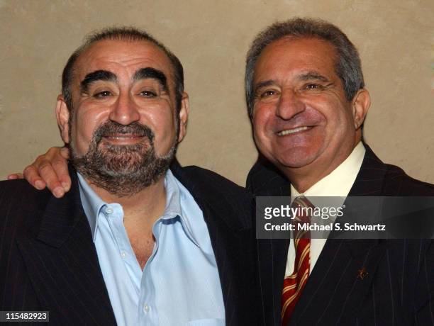 Ken Davitian and Oscar Arslanian during The Twenty-First Annual Charlie Awards at The Hollwood Roosevelt Hotel in Hollywood, California, United...