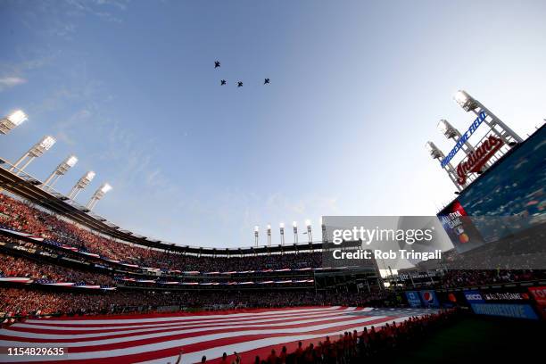 General view of Progressive Field before the 90th MLB All-Star Game on Tuesday, July 9, 2019 in Cleveland, Ohio.