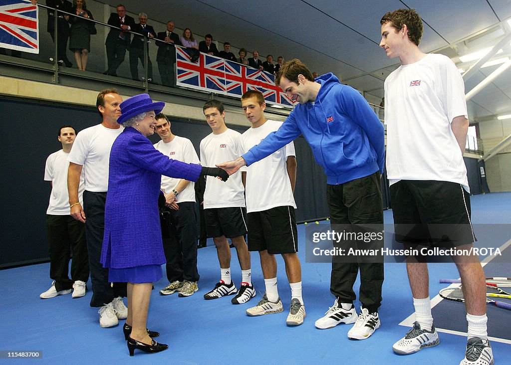 Queen Elizabeth II Visits National Tennis Centre - March 29, 2007