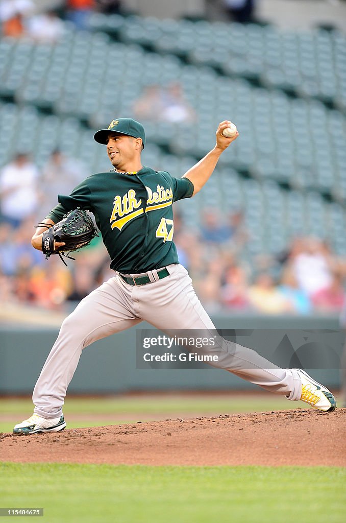 Oakland Athletics v Baltimore Orioles
