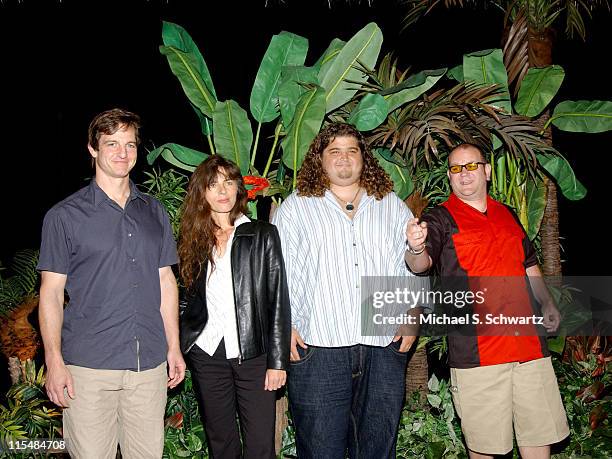 William Mapother, Mira Furlan, Jorge Garcia and Javier Grillo-Marxuach