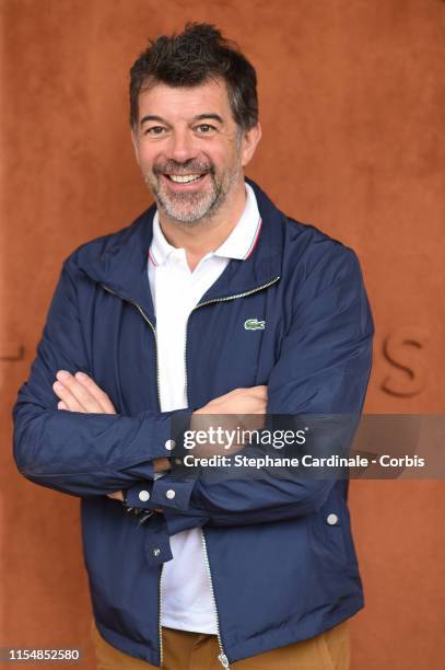 Stephane Plaza attends the 2019 French Tennis Open - Day Fithteen at Roland Garros on June 09, 2019 in Paris, France.