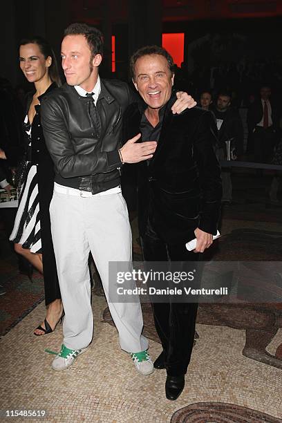 Francesco Facchinetti and Roby Facchinetti during Milan Fashion Week Fall/Winter 2007 - Armani - After Party in Milan, Italy.