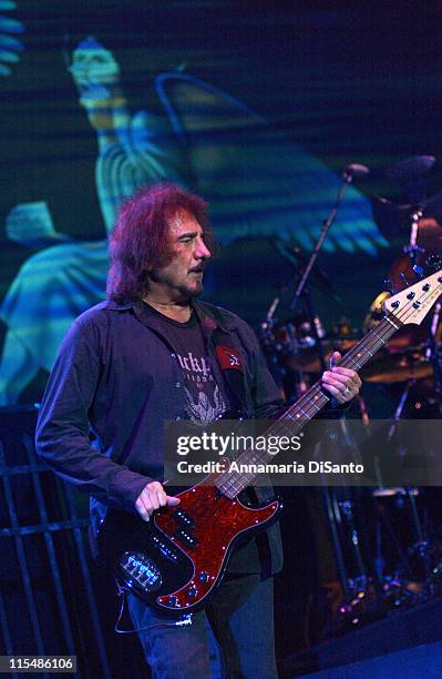 Tony Iommi of Heaven and Hell during Heaven and Hell Live World Tour 2007 at Los Angeles Forum in Los Angeles, CA, United States.